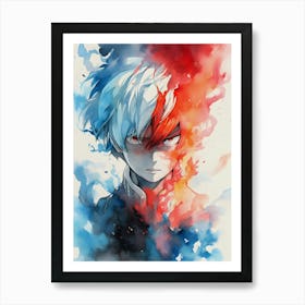 Todoroki Shouto Art Print