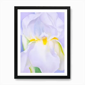 Georgia OKeeffe - White Iris. No.7 Art Print