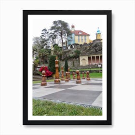 Giant Chess Set In The Park portmerion Art Print