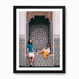 Moroccan Engagement Session Art Print