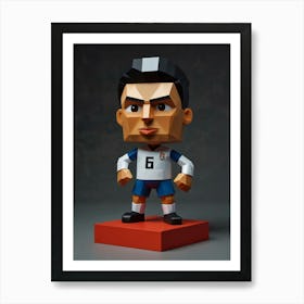 Soccer Player Art Print