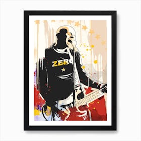 Billy Corgan Pop Art Art Print