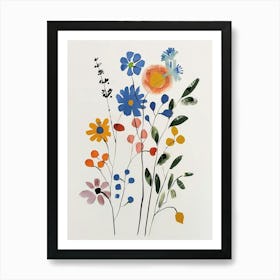 Painted Florals Gypsophila 7 Art Print