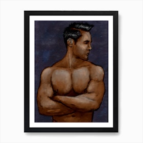 A man in underwear , an art print by Homoerotic Art - INPRNT
