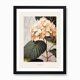 Flower Illustration Hydrangea 2 Poster Art Print