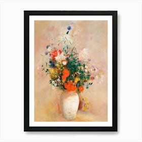 Vase of Flowers Art print Art Print