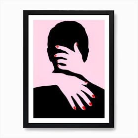 The Hands Embrace Love Art Print