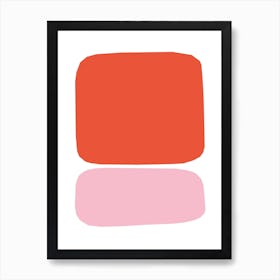 Color And Shape Collage 1 Art Print