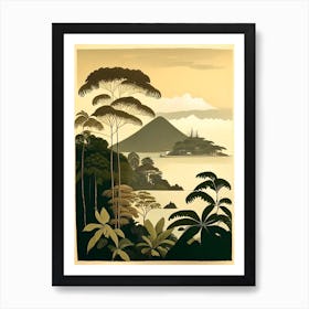 Maluku Indonesia Rousseau Inspired Tropical Destination Art Print