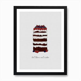 Let Them Eat Cake Art Print