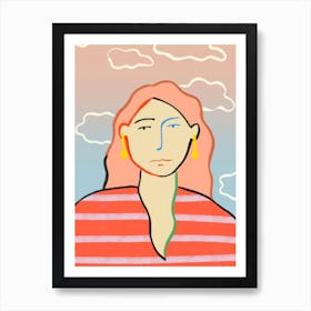 Head In The Clouds 2 Art Print