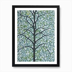 Fringe Tree tree Vintage 2 Botanical Art Print