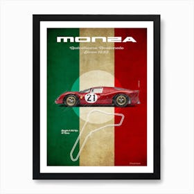 Monza F 330 Vintage Affiche