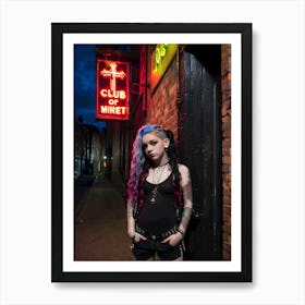 The Return Of Pretty Punk Girl ~Reimagined 12 Art Print