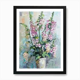 A World Of Flowers Foxglove 3 Painting Art Print