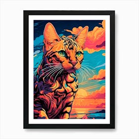 Bengal Cat 3 Art Print