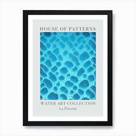House Of Patterns La Piscine Water 20 Art Print