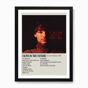 Faith In The Future By Louis Tomlinson 2022 Poster 1 Art Print