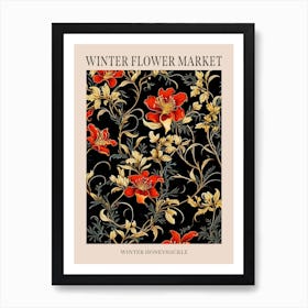 Winter Honeysuckle 1 Winter Flower Market Poster Art Print