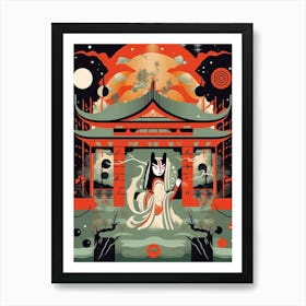 Kabuki Theater Japanese Style 11 Art Print