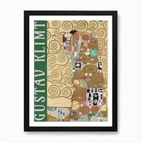 Fulfillment, Gustav Klimt Art Print