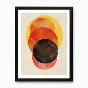 Abstract Circles 72 Art Print