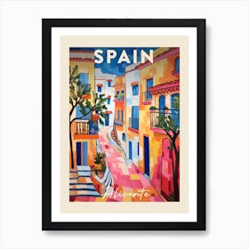 Alicante Spain 3 Fauvist Painting Poster Art Print