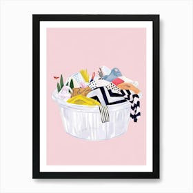 Laundry Basket 12 Art Print