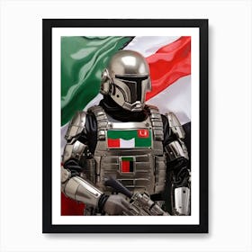 Kuwaiti Soldier Art Print