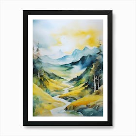 Mountain Stream 1 Art Print