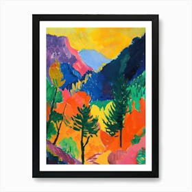 Matisse Inspired Colourful Landscape Print Art Print