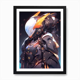 Futuristic Art 6 Art Print