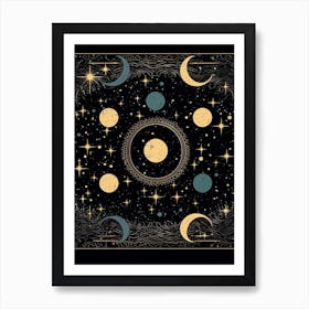 Galaxy Space Celestial 1 Art Print