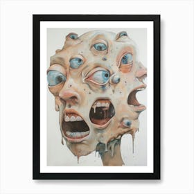 'The Head' 5 Art Print