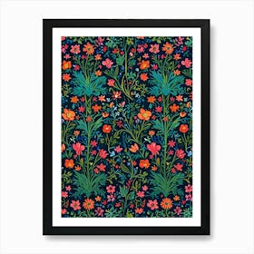 Floral Pattern 17 Art Print