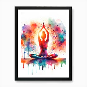 Yoga Pose 4 Art Print