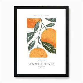 Tangerines Le Marche Fermier Poster 2 Affiche