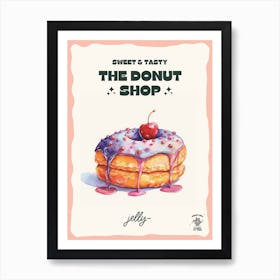 Jelly Filled The Donut Shop 5 Art Print