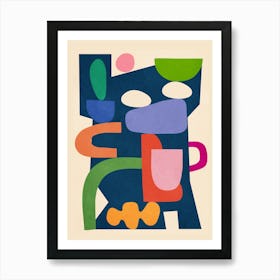 Modern Abstract Art 40 Art Print