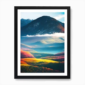 Colorful Landscape 4 Art Print