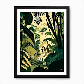 Jungle Adventures 2 Rousseau Inspired Art Print