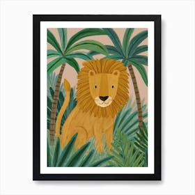 Jungle Lion Art Print