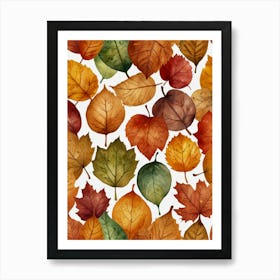 Autumn Leaves 8 Art Print