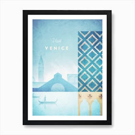Visit Venice Art Print