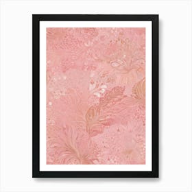 Pink Paisley Art Print