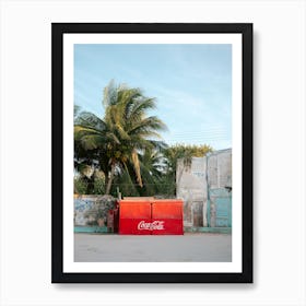 Cola Soda Stand In Mexico Rio Lagartos 2 Art Print
