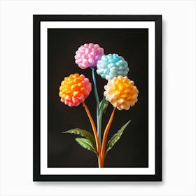 Bright Inflatable Flowers Prairie Clover 1 Art Print