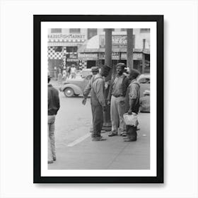 Untitled Photo, Possibly Related To In Town, Market Square, Waco, Texas By Russell Lee Art Print