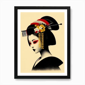 Japan Geisha Visual 84 Art Print