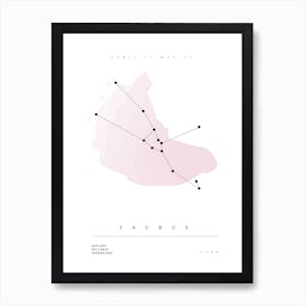 Taurus Horoscope Art Print